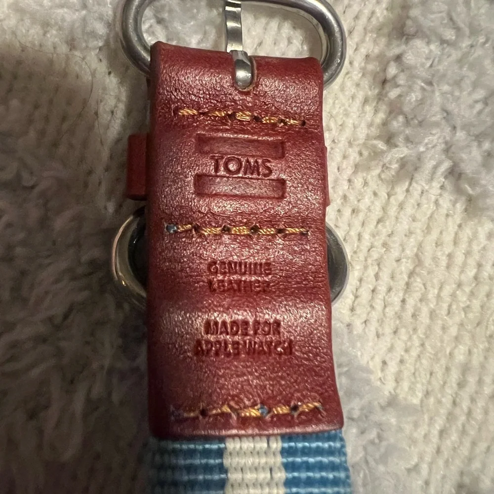 TOMS Blue Striped and Gray Watch Bands